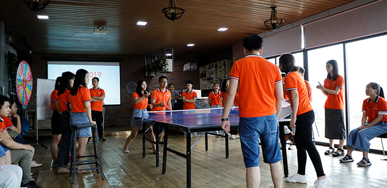 Dare to challenge to win, YISON's 4th Table Tennis Competition is exciting
